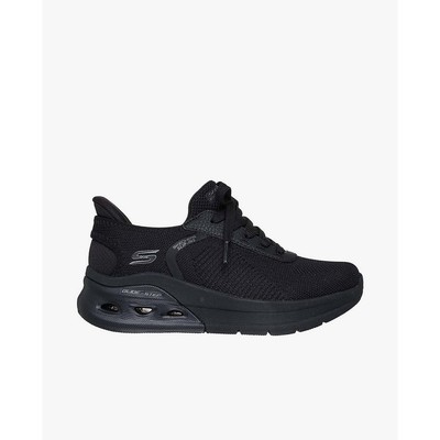 SKECHERS - Giày slip on nữ BOBS Sport Arc Waves 2.0_117638-BBK