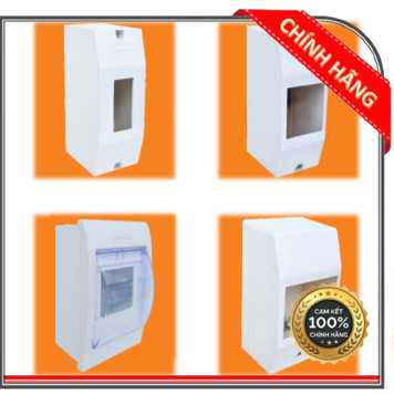 (HCM)  Hộp đựng cầu dao - cb tép 1p, 2p, cb chống giật có nắp che - kín nước