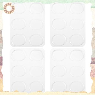 [VNG5] Bộ giảm chấn trống 24 miếng, Miếng đệm Gel giảm chấn trống Bộ giảm thanh trống silicon mềm không độc hại Tắt tiếng để điều khiển tông màu trống (Trong suốt)