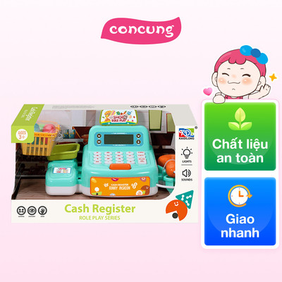 Máy tính tiền có âm thanh và đèn LH16880839 C407 (Xanh)