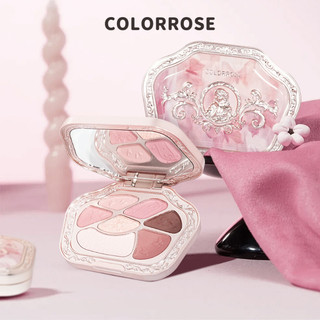  COLORROSE Bảng Phấn Mắt Phong Cách Phương Tây Cổ Điển Bảy Màu Phấn Mắt ánh bắt sáng Lâu Trôi Tự Nhiên 