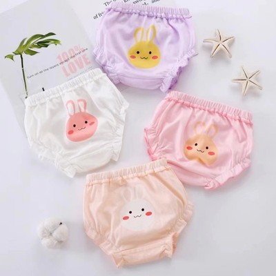 Adabaobao® ᵛⁿ100% Cotton Nguyên Chất Trẻ Em Bé Gái Quần Lót Boxer Bé Trẻ Em Đáng Yêu Dễ Thương Quần Lót Mềm Mại 0-4 Tuổi Bé Gái
