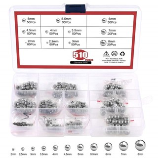 Steel Ball 510PC Balls Bearing Precision Stainless Steel Ball New Practical