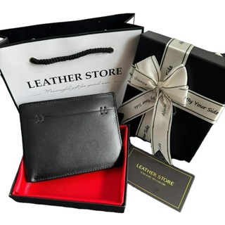 [Full Box Quà Tặng] Ví Nam Khắc Tên Theo Yêu Cầu Da Bò Tặng Hộp Nơ Túi Thiệp Quà Người Yêu Hoặc Bố