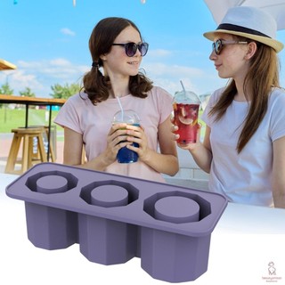 Khuôn làm đá viên silicon có nắp Tủ đông cấp thực phẩm Khay dễ lau chùi