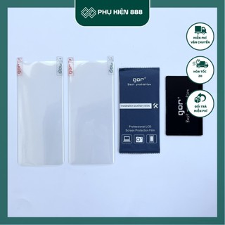 Bộ dán dẻo Gor Bộ 2 miếng dán dẻo full màn hình Gor cho điện thoại Oppo Find X3, X3 Pro trong suốt