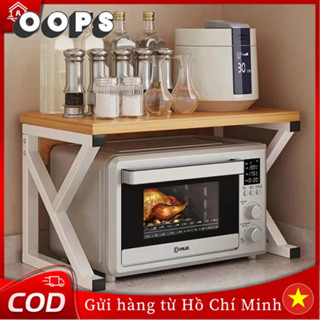 Kệ lò vi sóng mặt bàn bếp đa năng giá đỡ lò nướng nồi cơm điện gia dụng kệ lưu trữ nhiều GM2470YY1