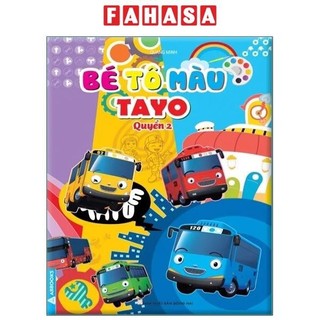 Sách bé tô màu tayo - quyển 2