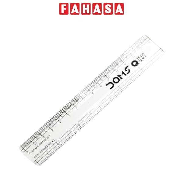 Thước DOMS Q 15cm 3434