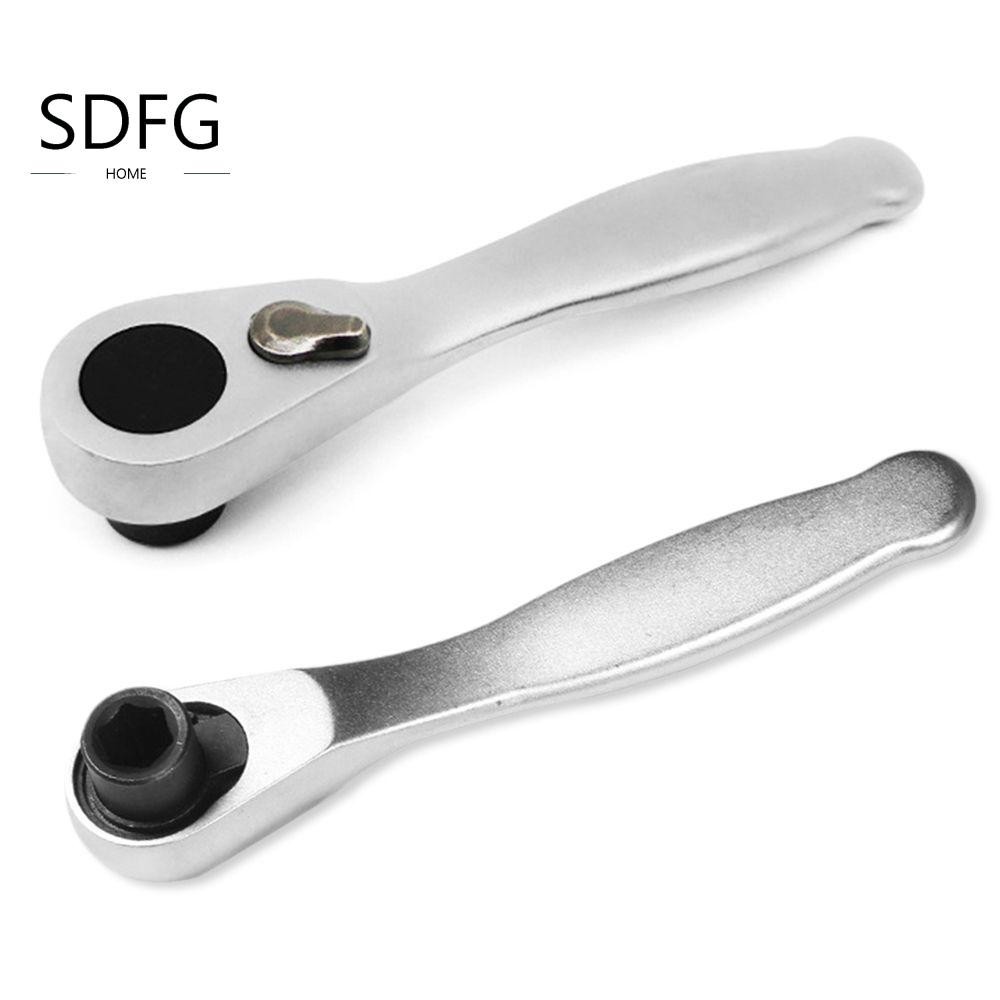 SDFG lê ổ cắm SDFG Phát hành tay cầm Ratchet Cờ lê Mini cầm tay