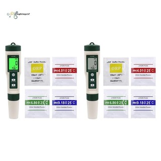 Máy kiểm tra chất lượng nước 10 trong 1 PH / TDS / EC / SALT / TEMP / S.G / ORP / H2 / Bút kiểm tra màu mỡ / điện trở suất cho bể bơi bể cá