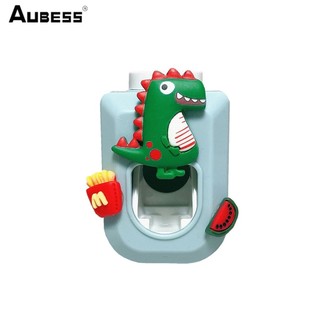 Hộp đựng kem đánh răng AUBESS Năm màu Dụng cụ phòng tắm Dụng cụ ép kem đánh răng cho trẻ em Đồ vệ sinh cá nhân Dụng cụ ép kem đánh răng tự động Phụ kiện kem đánh răng ABS