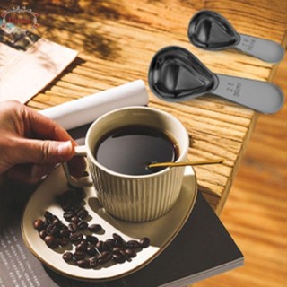 Muỗng Đo DION1, có Cân 15 / 30ml Muỗng Cà Phê Inox, Dụng Cụ Nướng Bánh Trà Thìa Tốt Nghiệp Màu Đen Tay Cầm Ngắn