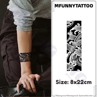 【MF Magic Tattoo Hình Xăm Vòng Tay Nhật Cổ Chống Nước Chống Cọ Xát Kéo Dài 7-15 Ngày
