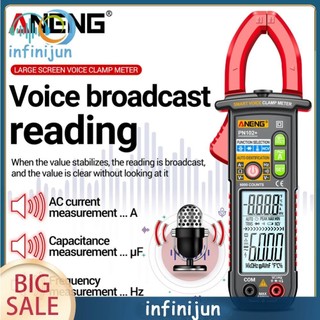 Đồng hồ đo kẹp Ampe kế AC Tự động đo điện áp dòng điện Dụng cụ điện