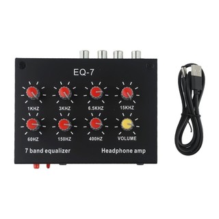 ⭐READY STOCK ⭐NE5532 Headphone Compatible Sound Equalizer 7 Wave Segment Control Dual Channel[Overseas Products]