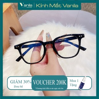 Gọng kính cận dáng vuông VANILA KC636 gọng nhựa dẻo cao cấp chịu lực chống ánh sáng xanh và tia UV