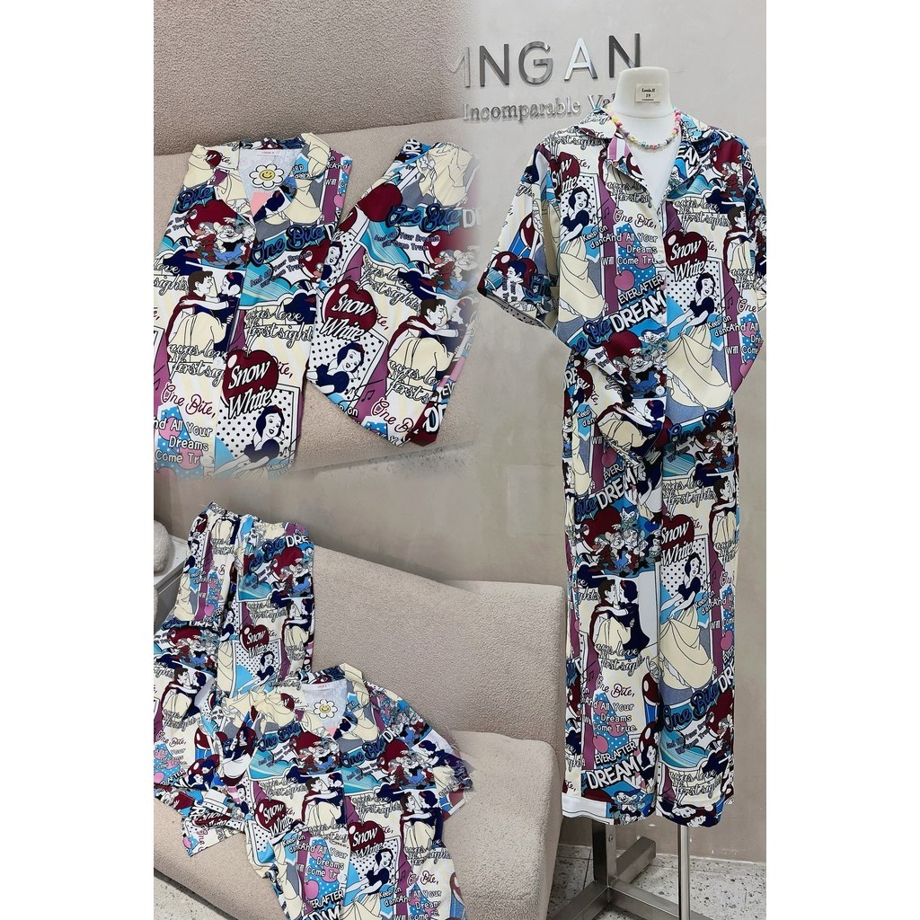 Set pijama bạch tuyết xinh