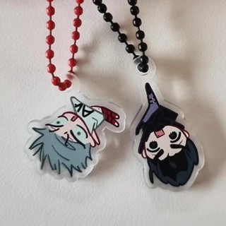 Alien STAGE IVAN & TIL TIL Tòn Ten Móc Khóa Người Đàn Ông Acrylic Dây Xích Cho Quần Nữ Móc Khóa Nam Mặt Dây Chuyền Bé Gái Trang Sức llavero