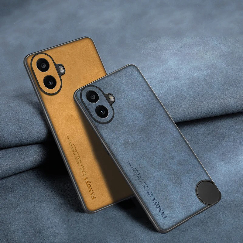 For Nothing CMF Phone 1 Vỏ ốp lưng lai bằng da PU chống sốc