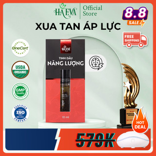 [HAEVA Official] Tinh Dầu Lăn Thiên Nhiên Năng Lượng HA EVA - 100% Từ Thảo Mộc, Năng Lượng Tích Cực