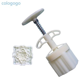 Colo Họa Tiết Hoa Bánh Trung Thu Khuôn Tết Trung Thu Máy Làm Bánh Trung Thu Bánh Trung Thu Tem Bánh Quy Áp Lực Tay Bánh Trung Thu Nướng Bánh Quá