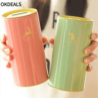 1 hộp tiết kiệm tiền in hình động vật kích thước 7.5 * 14cm xinh xắn