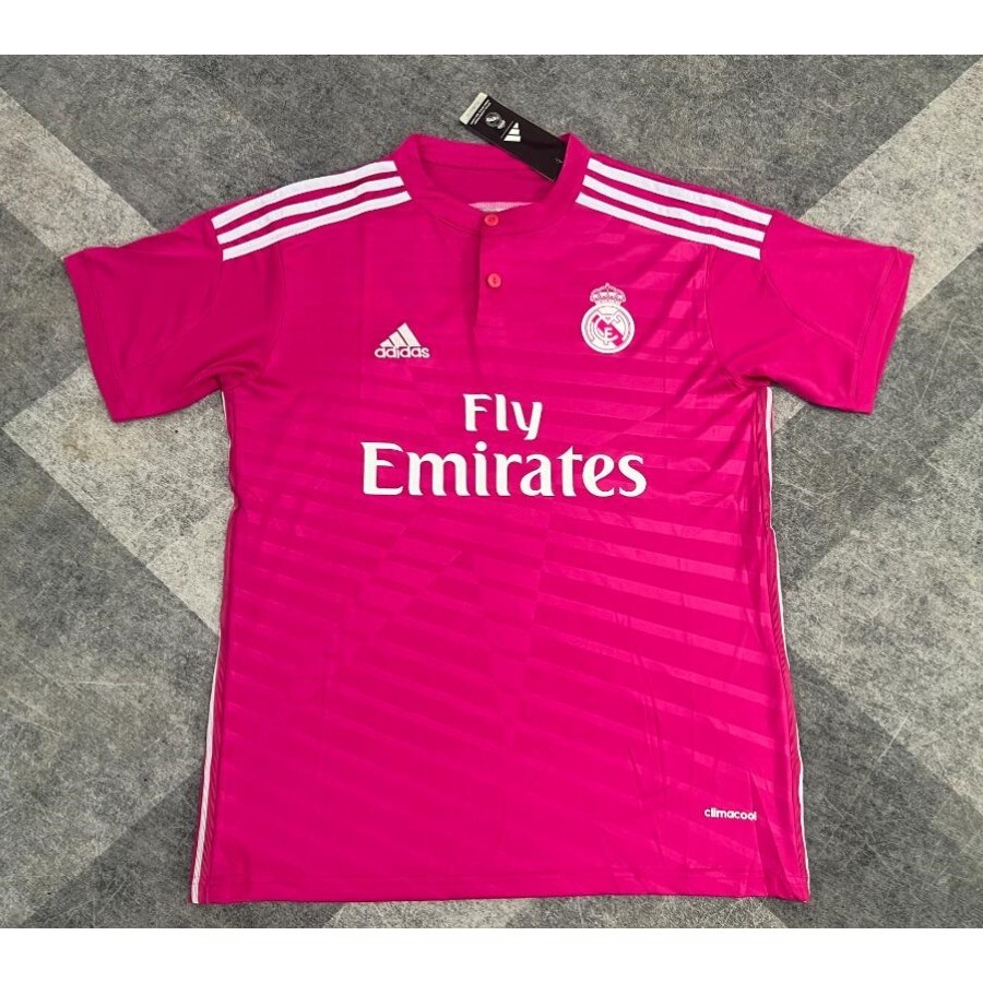 Phiên bản Retro 2014 / 15 Áo thi đấu sân khách Real Madrid Áo bóng đá và áo sơ mi cho S-2XL, có thể thêm tên và số của bạn