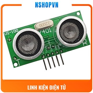 Cảm biến siêu âm US-100 đo khoảng cách 2-450cm dùng với arduino trong các dự án sáng tạo