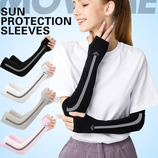 Băng Lụa Tay Chống Nắng Vòng Tay Tay Chống Trơn Trượt Nắng Nam Nữ Uv Đi Ngoài Trời Bảo Vệ N3F1