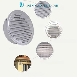 Chụp thông hơi CHỤP BẰNG trong nhà (flat), chuẩn inox 304,Lưới Thông Gió Tròn Bằng Thép Không Gỉ