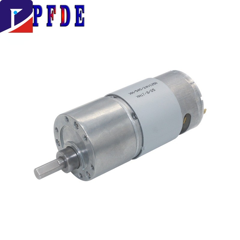 Động cơ giảm tốc DC thu nhỏ JGB37-545 12v24v 7-960RPM Hộp số hoàn toàn bằng kim loại Mô-men xoắn cao