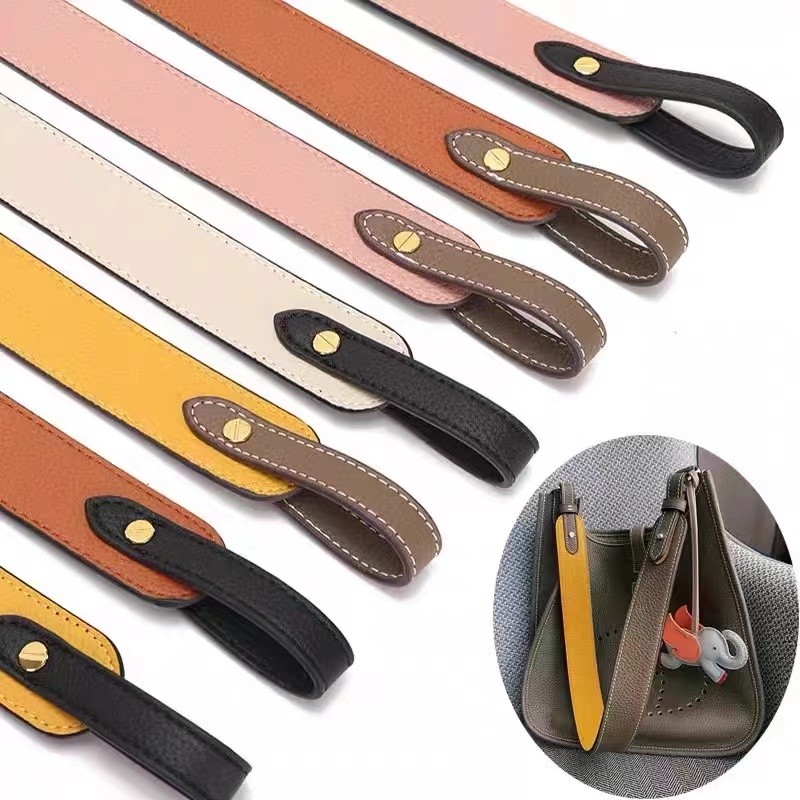 Túi Dây Da Thật Chính Hãng, Thích Hợp Cho Hermes Mini Evelyn Túi Nách Dây Đeo Vai Ngắn Chiều Dài 67c