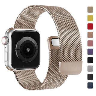 Dây đeo cho Apple watch Band 46mm 41mm 44mm 45mm 49mm 42mm 40mm 45mm Vòng đeo tay Milanese Loop correa iwatch series 10 9 7 8 4 5 6 SE Ultra2