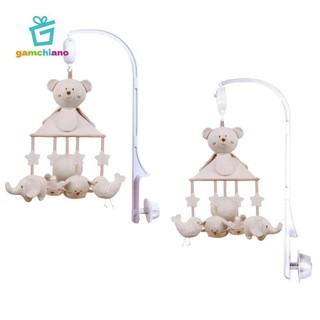 Gamchiano Âm Nhạc Mầm Non Cũi Giường Di Động Chuông Đồ Chơi Treo Mềm Lục Lạc Đồ Chơi Cho Trẻ Sơ Sinh Trẻ Em Bé Trai Và Bé Gái Tuổi 0-18 Tháng