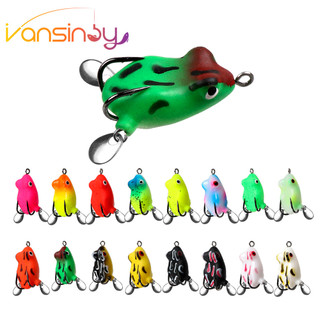 Mồi Ếch Mềm Câu Cá 3cm / 4.2g Thìa Đôi Đúc Mềm Mồi Ếch Mini