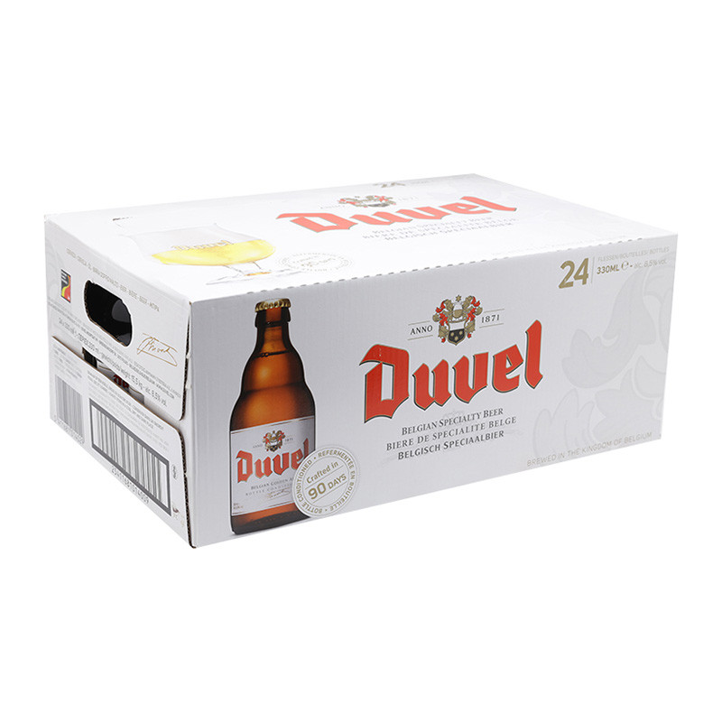Bia Duvel 8.5% - nhập khẩu Bỉ - 1 thùng 24 chai 330ml