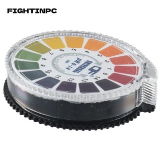 Cuộn giấy thử nghiệm PH FIGHTINPC 1 / 2 cuộn, Giấy thử nghiệm PH 0-14 5m / cuộn, Nước ép nước tiểu kiểm tra axit kiềm đa năng Litmus