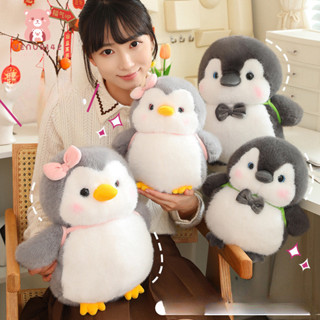 Gấu Bông Dễ Thương Thú Cưng Ba Lô Chim Cánh Cụt Series Sang Trọng Đồ Chơi Mềm Lông Búp Bê Bé Gái Quà Tặng