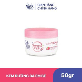 Kem Dưỡng Da Trẻ Em Babi Mild - Sweety Pink hũ 50GR