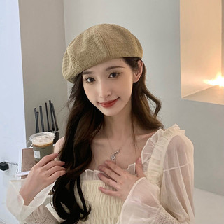 Beret Nữ Thu Đông Nhật Bản Đầu Lớn Hàn Quốc Xung Quanh Mũ Họa Sĩ