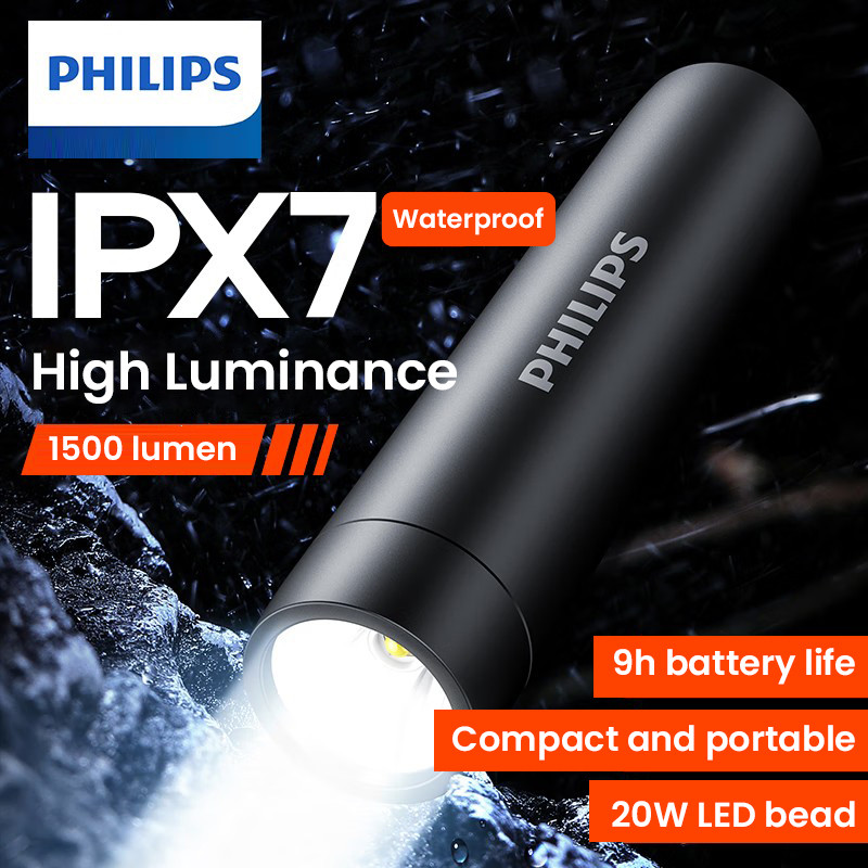 Đèn pin Philips EDC SFL2202 Làm mờ vô cấp 4 chế độ