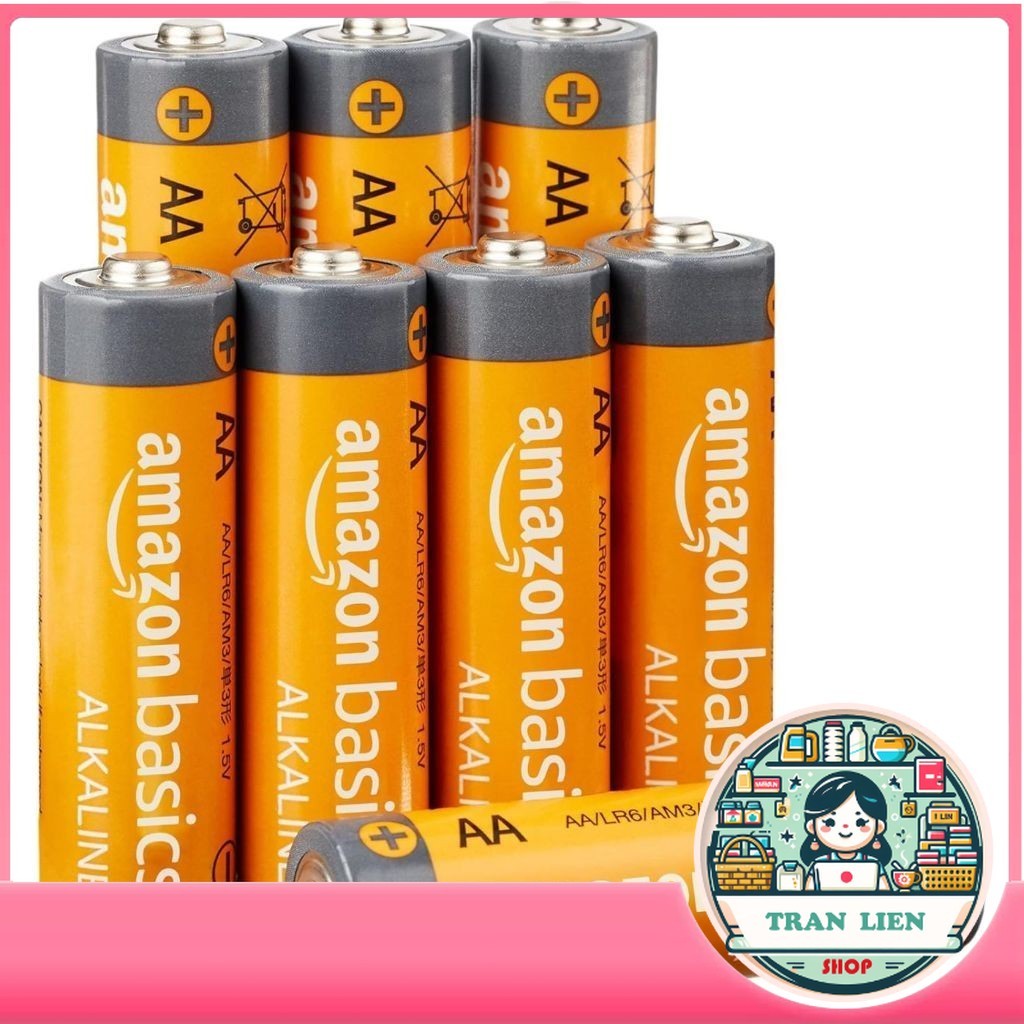Pin AA , AAA Alkaline ( pin Mic hát , pin tiểu ) hàng Amazon Basics ( Mỹ ) , hạn sử dụng 2033 , pin 2A