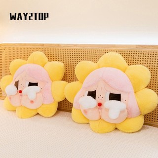 WAY2TOP Búp bê Crybaby, Gối ngủ sang trọng POP Mart, Động vật nhồi bông hoạt hình Crybaby Đồ chơi sang trọng