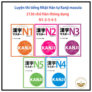 Aha - Sách - Luyện thi tiếng Nhật Chữ Hán Kanji masuta - Tái bản