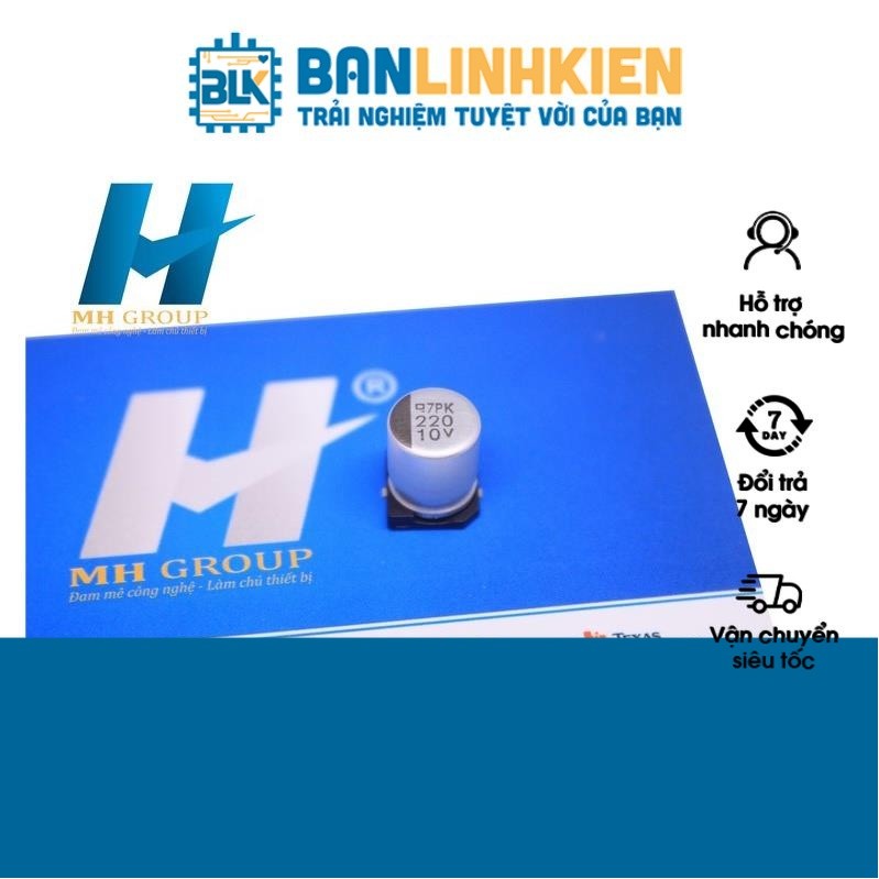 Tụ Nhôm 220uF 10V