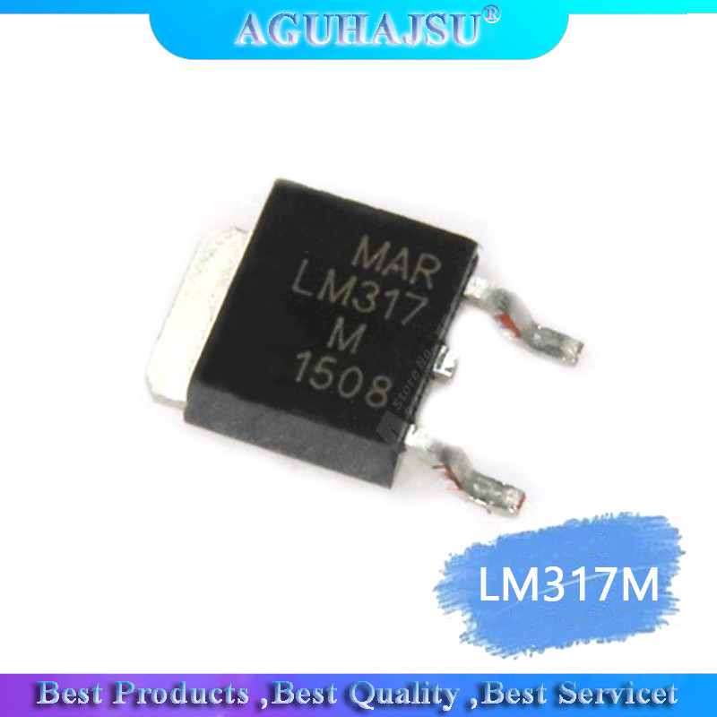 10 Chiếc LM317M SOT252 LM317 SOT LM317MDT SMD Mới Có Thể Điều Chỉnh Điện Áp Bộ Điều Chỉnh triode
