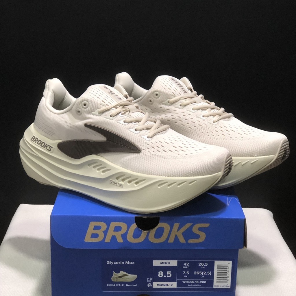 Đôi chạy bộ Brooks Glycerin MAX chống sốc, phù hợp cho marathon