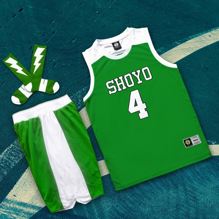 Tương Dương Đội Đồng Phục Nam Nữ Slam Dunk Slam Dunk Slam Dunk SD Fujima Kenji Bóng Rổ Đồng Phục Bón