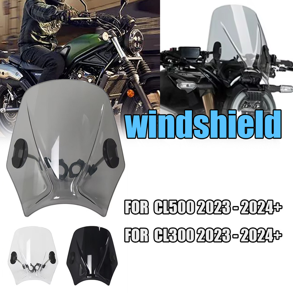 Dành Cho Xe Máy CL500 CL300 2024 Tấm Che Chắn Kính Có Thể Điều Chỉnh cl500 cl300 2023-2025 + Phụ Kiệ